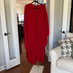 Elegant Red Maxi Dress